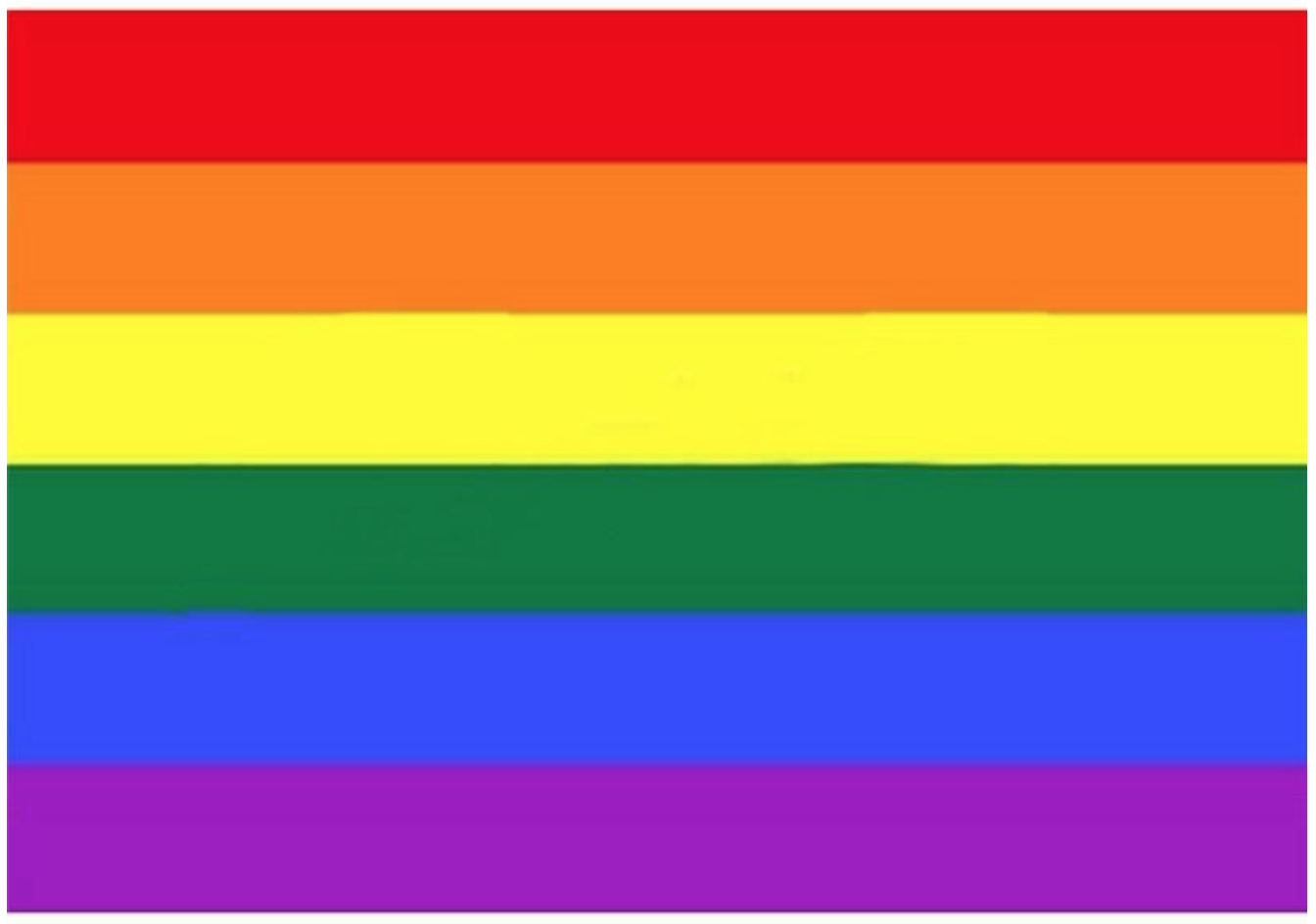 Gay pride flag