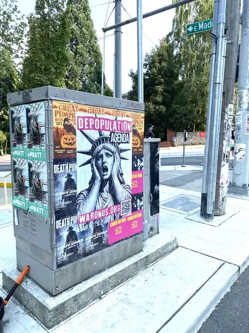 Seattle poster campaign photo