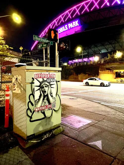 Seattle poster campaign photo