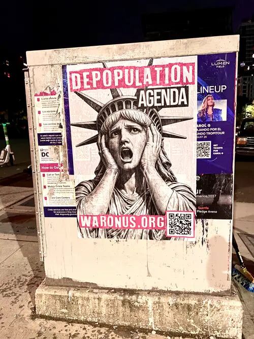 Seattle poster campaign photo